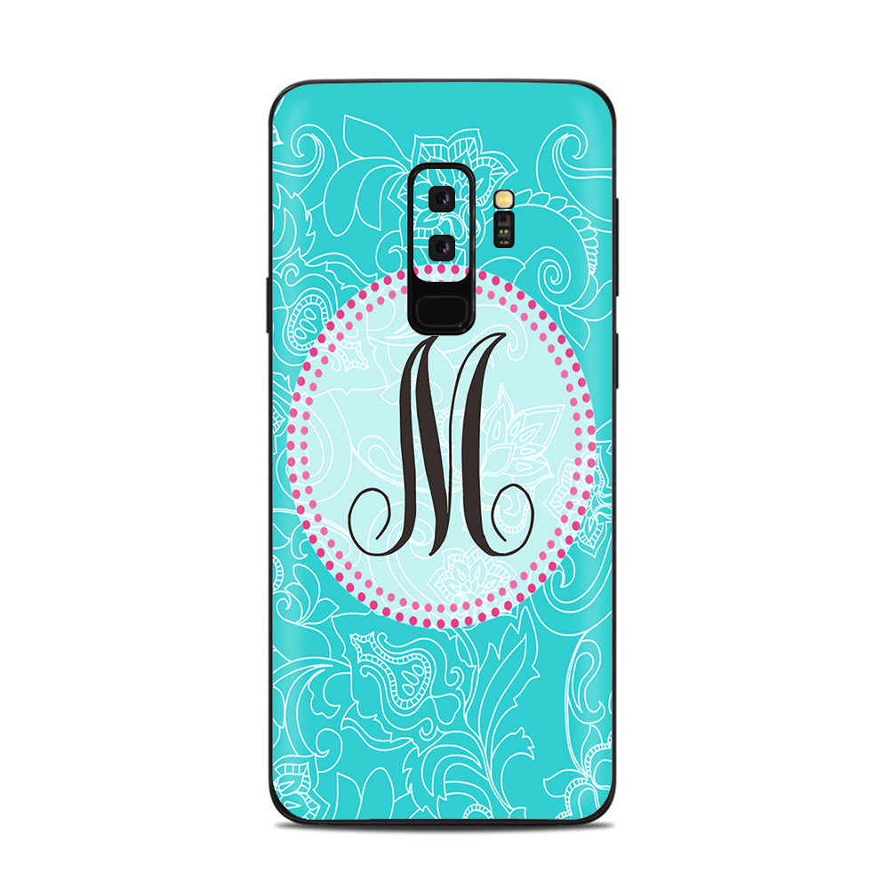  Monogram Letter M Samsung Galaxy S9 Plus Skin