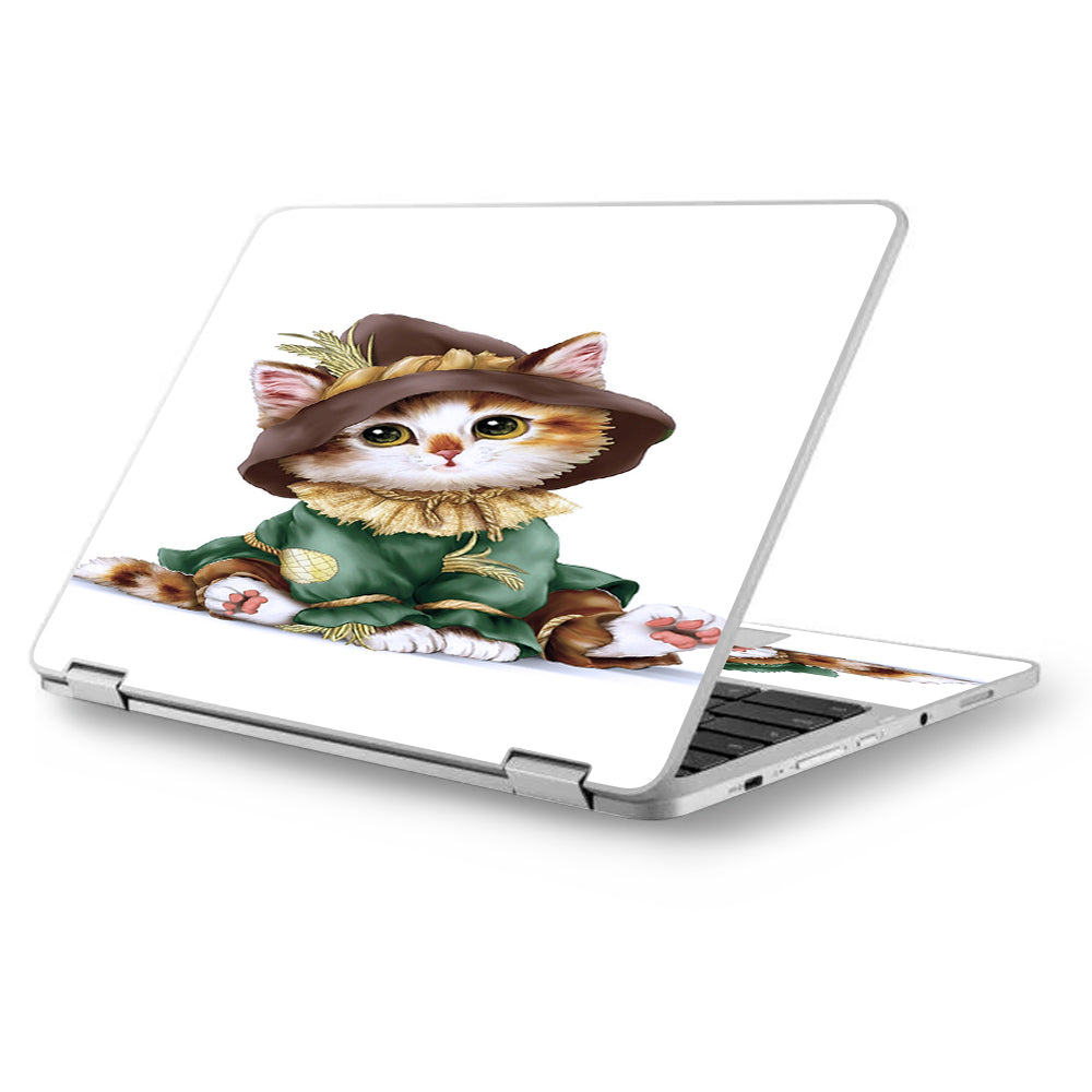  Kitten Scarecrow Asus Chromebook Flip 12.5" Skin