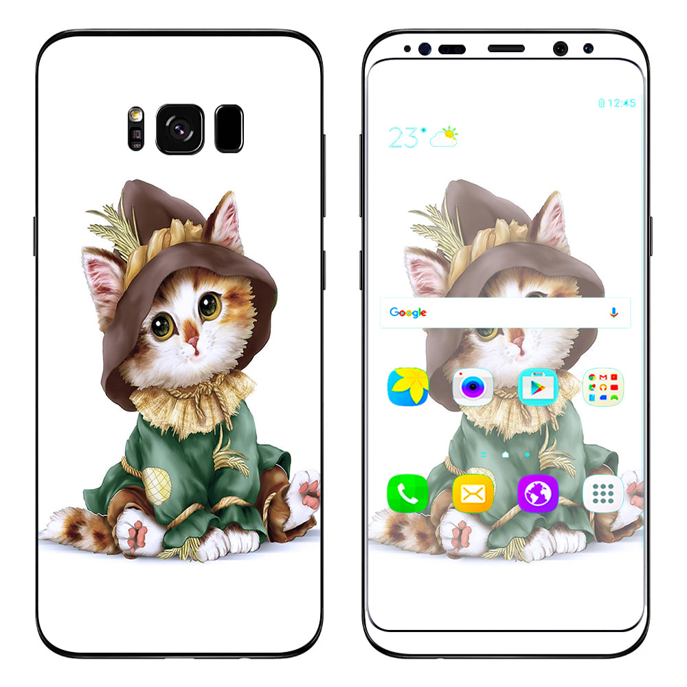  Kitten Scarecrow Samsung Galaxy S8 Plus Skin