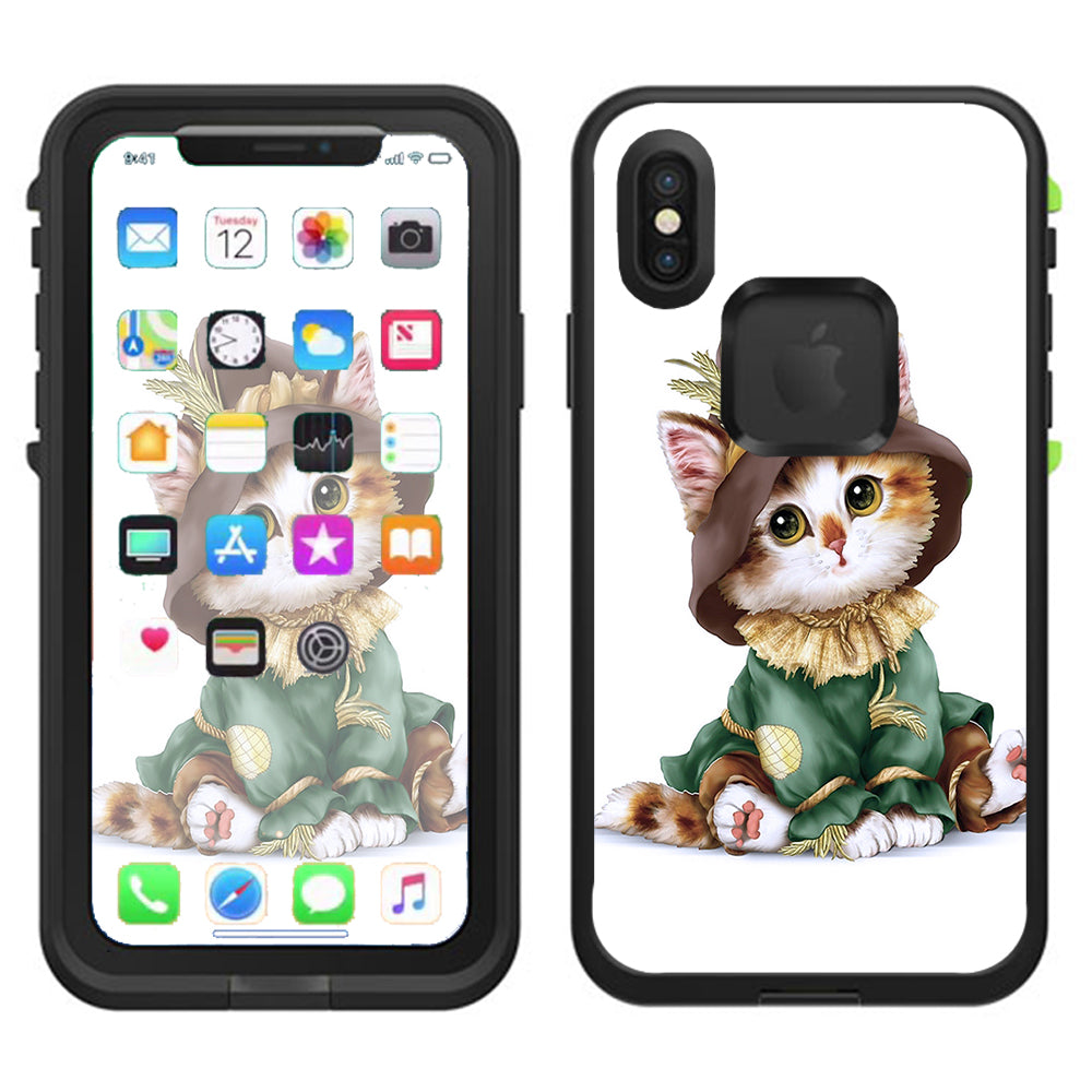  Kitten Scarecrow Lifeproof Fre Case iPhone X Skin