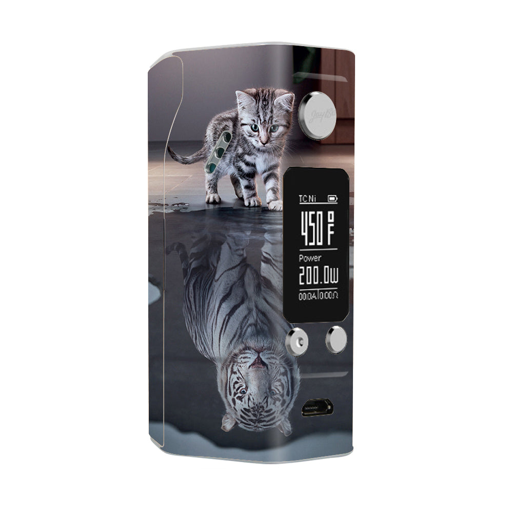  Kitten Reflection Of Lion Wismec Reuleaux RX200S Skin