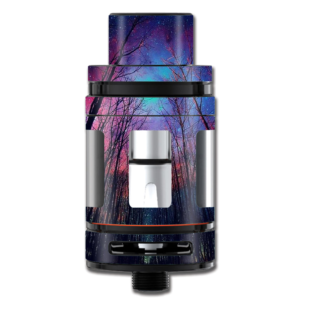  Galaxy Sky Through Trees Forest Smok TFV8 Mini Big Baby Beast Skin