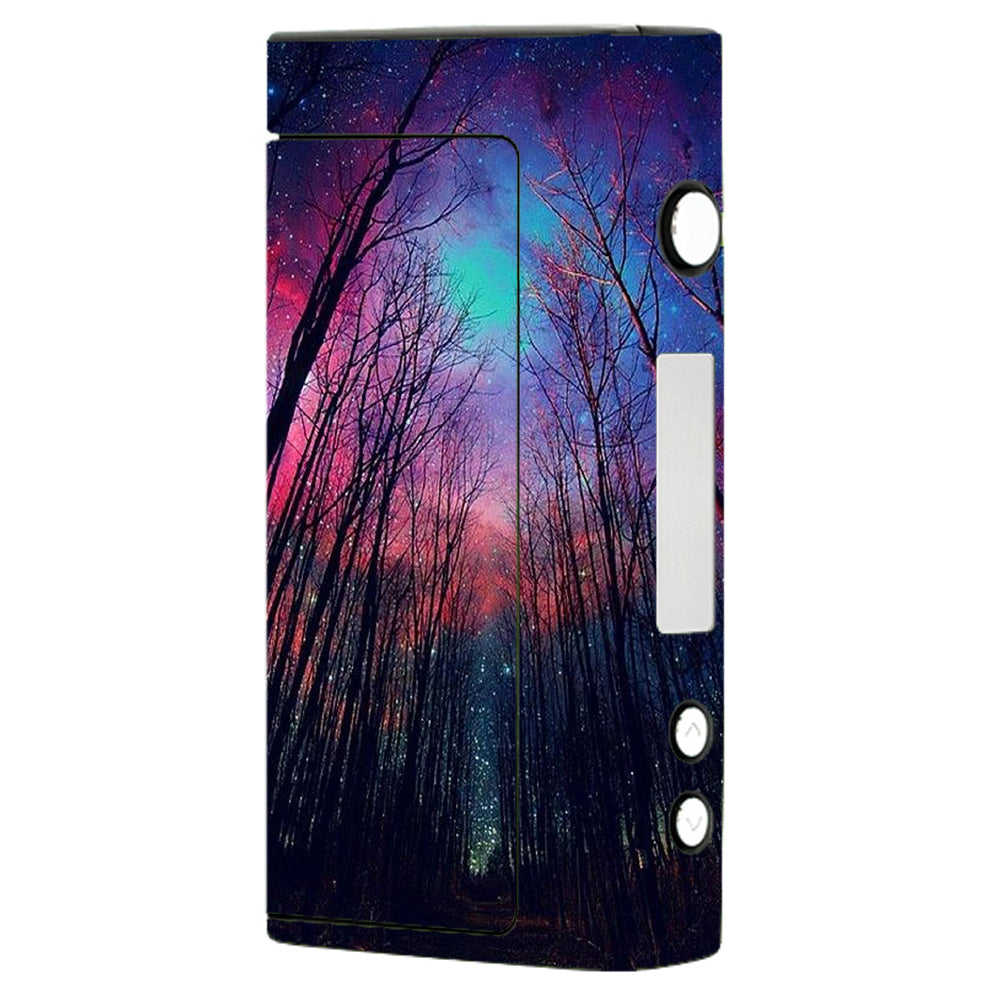  Galaxy Sky Through Trees Forest Sigelei Fuchai 200W Skin