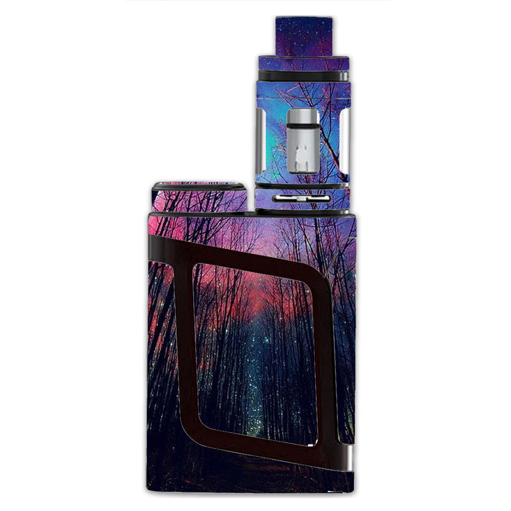  Galaxy Sky Through Trees Forest Smok Alien AL85 Skin