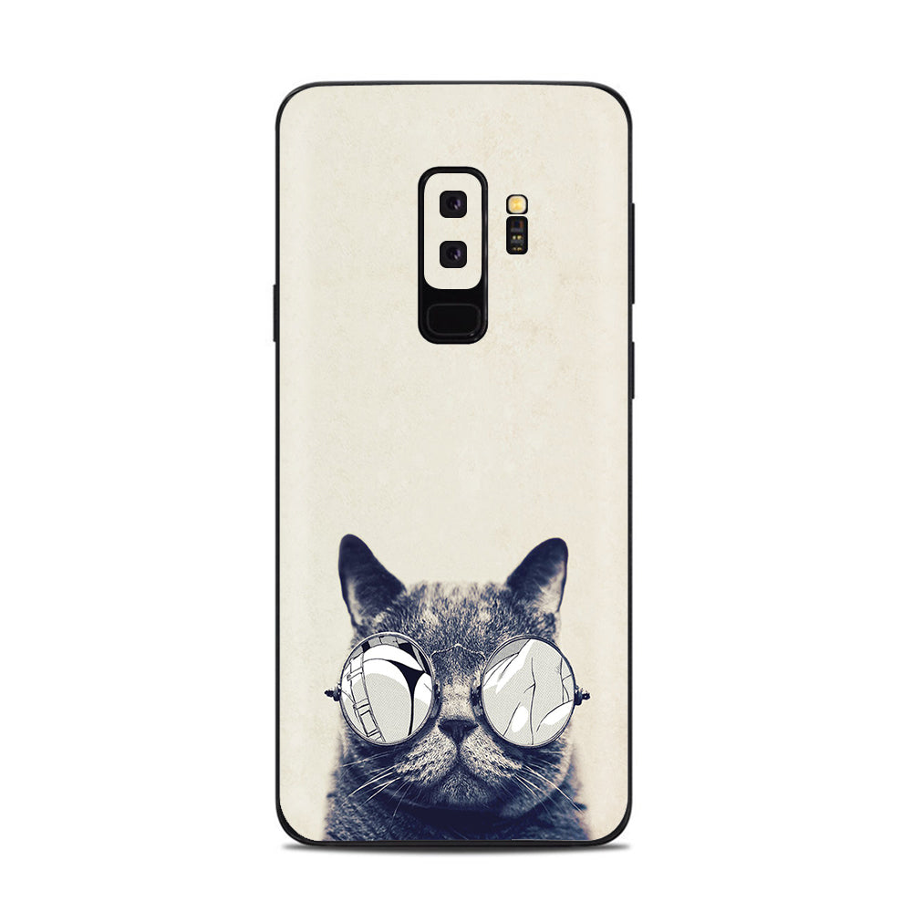  Cool Cat Kat Shades Glasses Tumblr Samsung Galaxy S9 Plus Skin