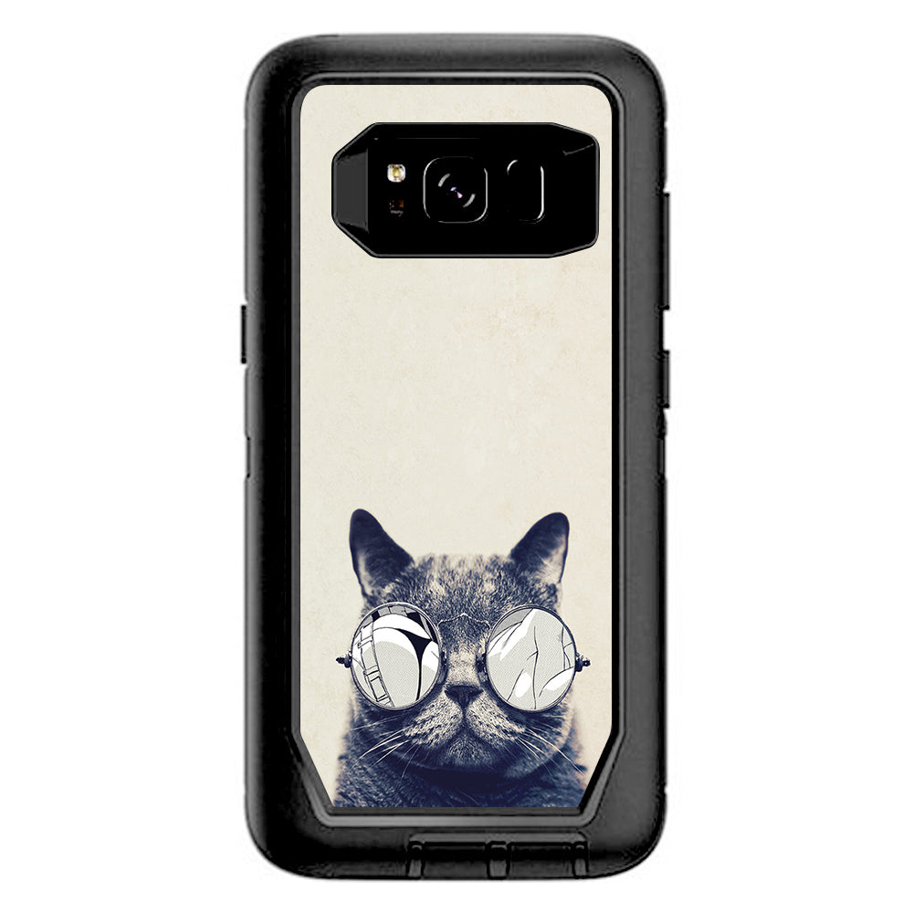  Cool Cat Kat Shades Glasses Tumblr Otterbox Defender Samsung Galaxy S8 Skin