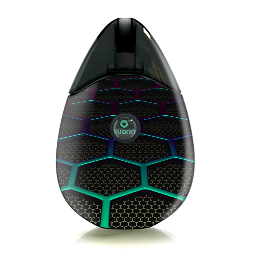  Metal Grid Futuristic Panel Suorin Drop Skin