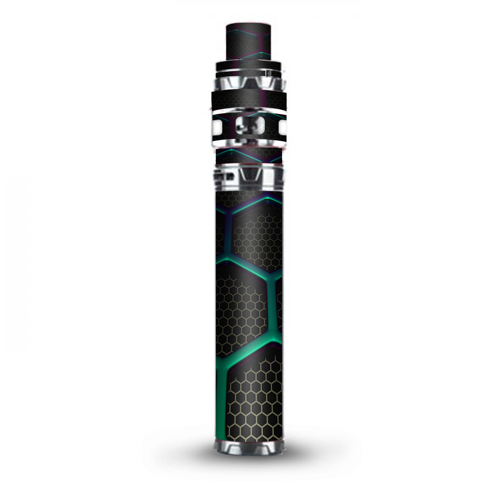  Metal Grid Futuristic Panel Stick Prince TFV12 Smok Skin