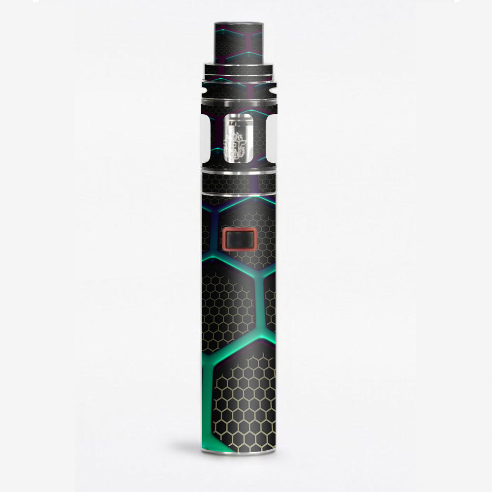  Metal Grid Futuristic Panel Smok Stick X8 Skin