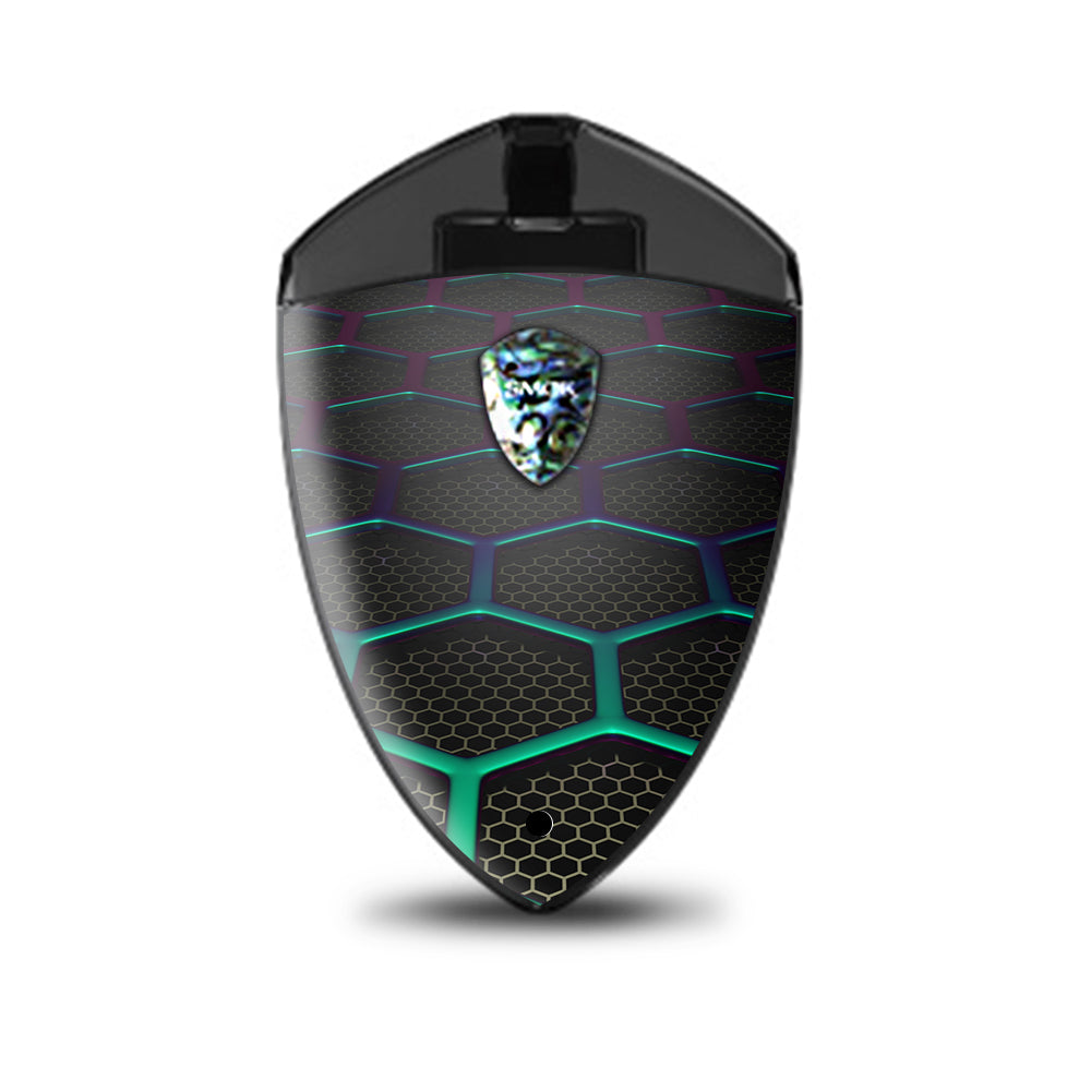  Metal Grid Futuristic Panel Smok Rolo Badge Skin