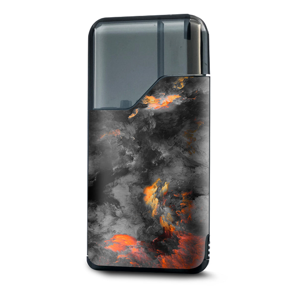  Grey Clouds On Fire Paint Suorin Air Skin