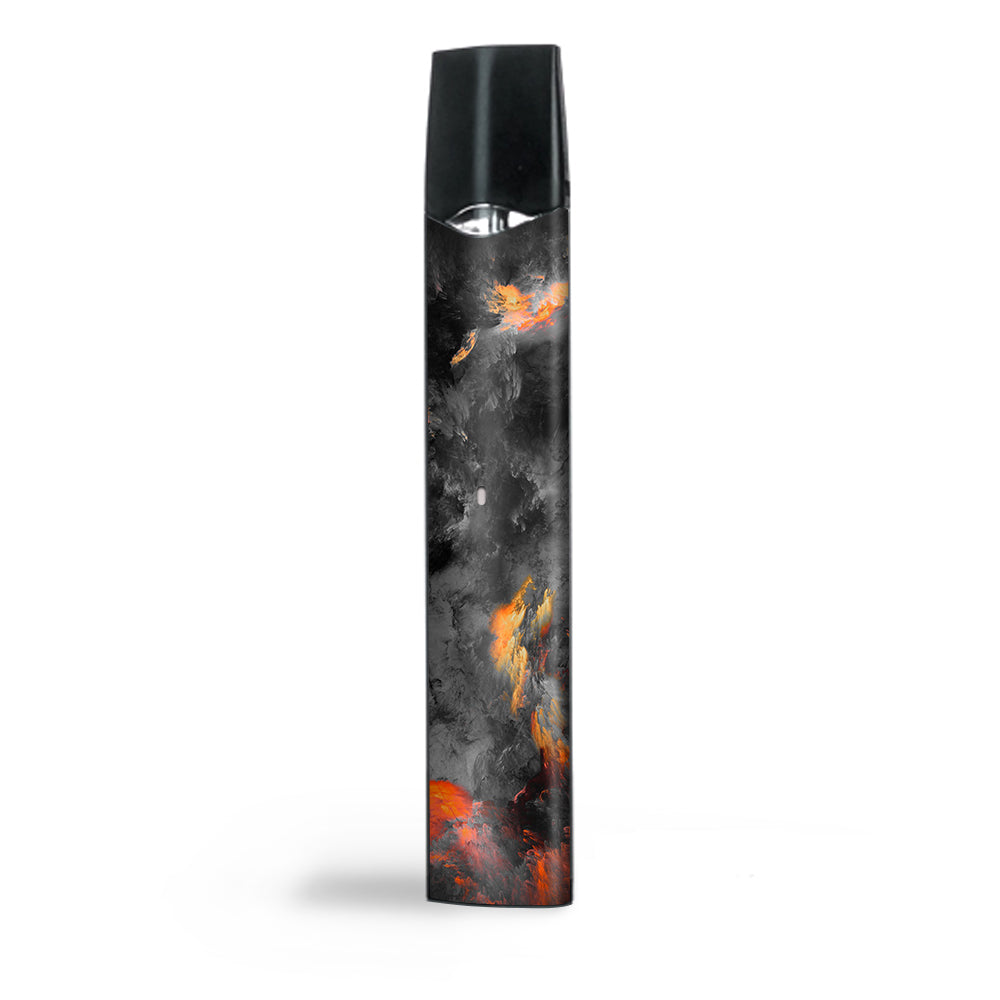  Grey Clouds On Fire Paint Smok Infinix Ultra Portable Skin