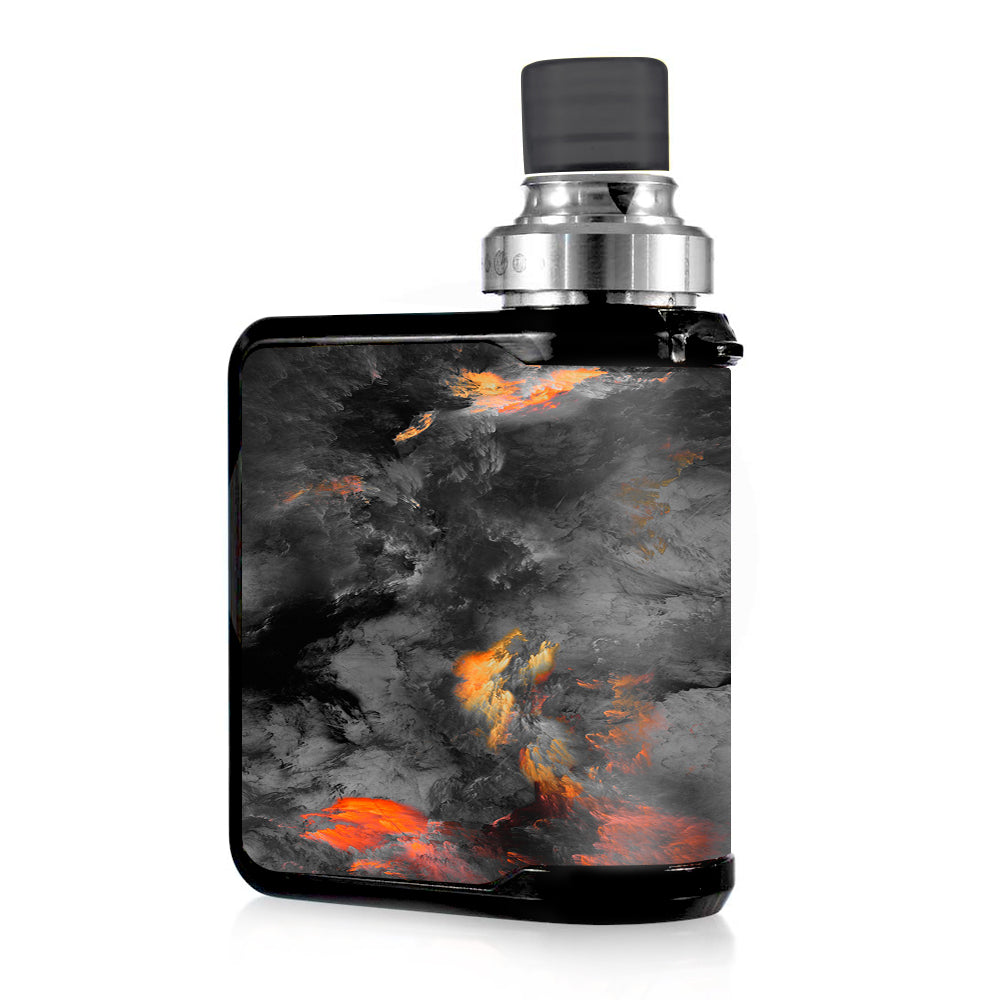  Grey Clouds On Fire Paint Mvape Mi-One Skin