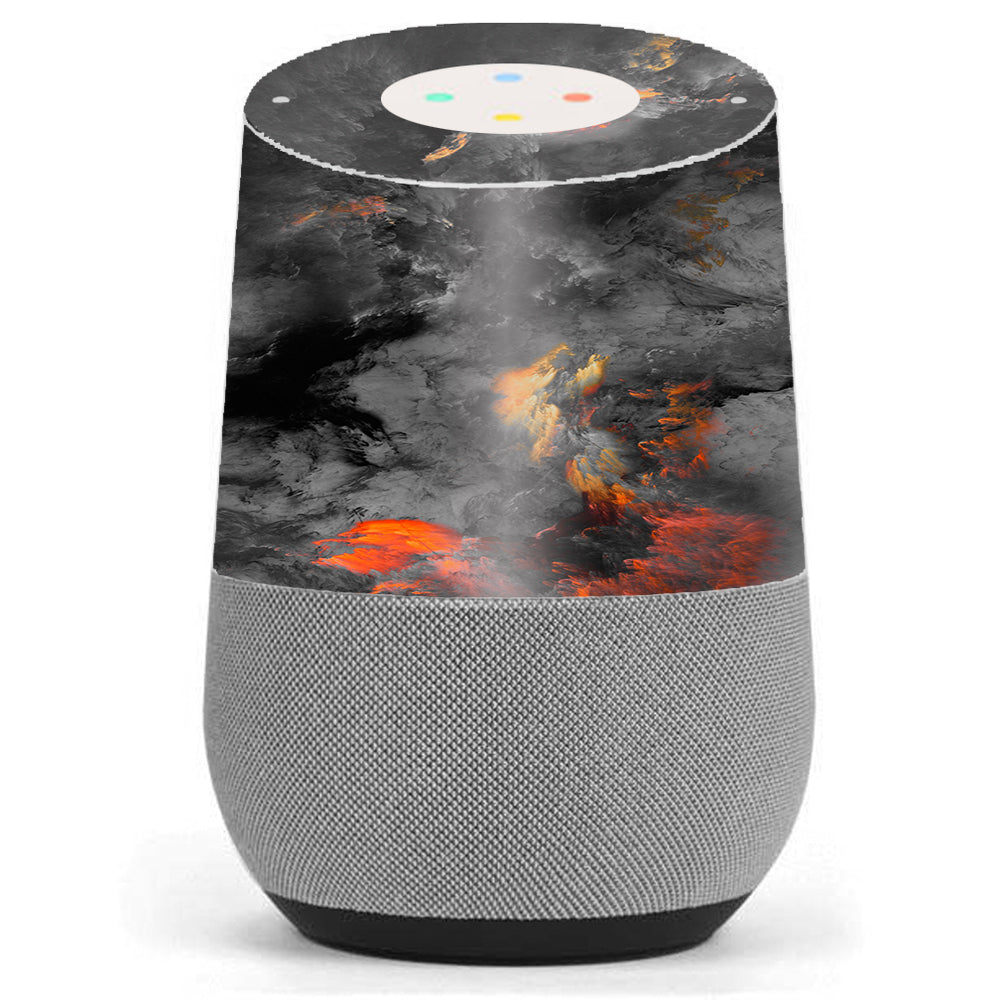  Grey Clouds On Fire Paint Google Home Skin