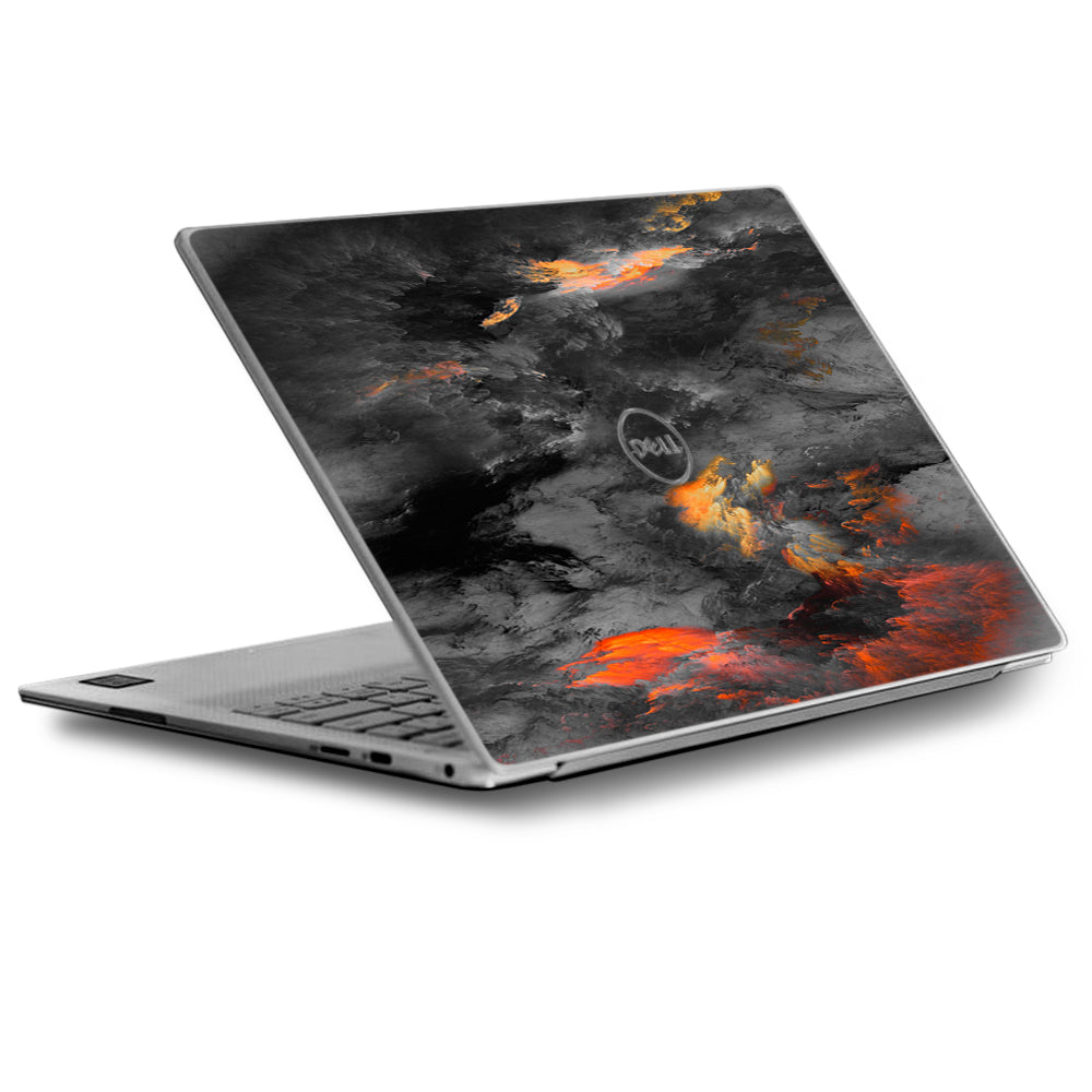  Grey Clouds On Fire Paint Dell XPS 13 9370 9360 9350 Skin