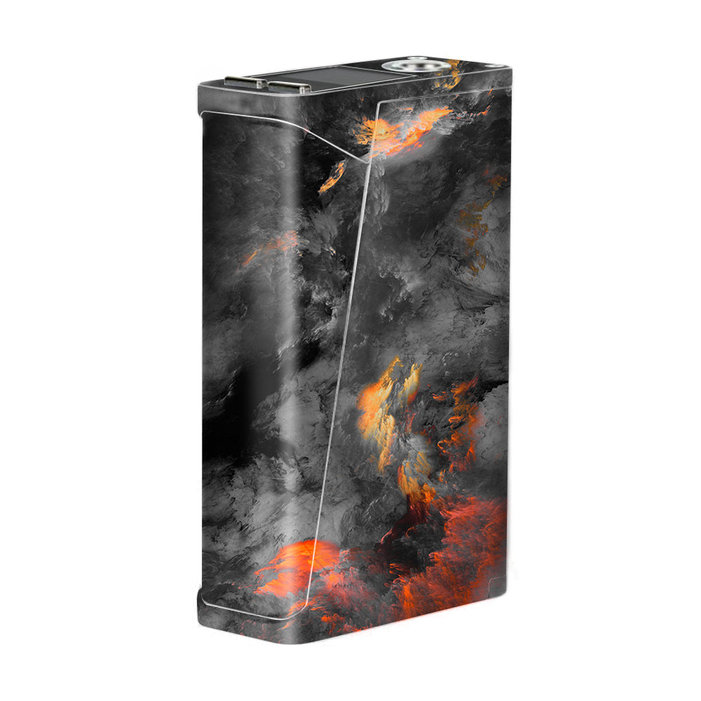  Grey Clouds On Fire Paint Smok H-Priv Skin