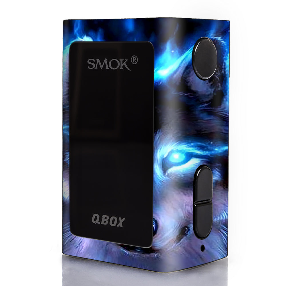  Wolf Glowing Eyes Fire Smok Q-Box Skin