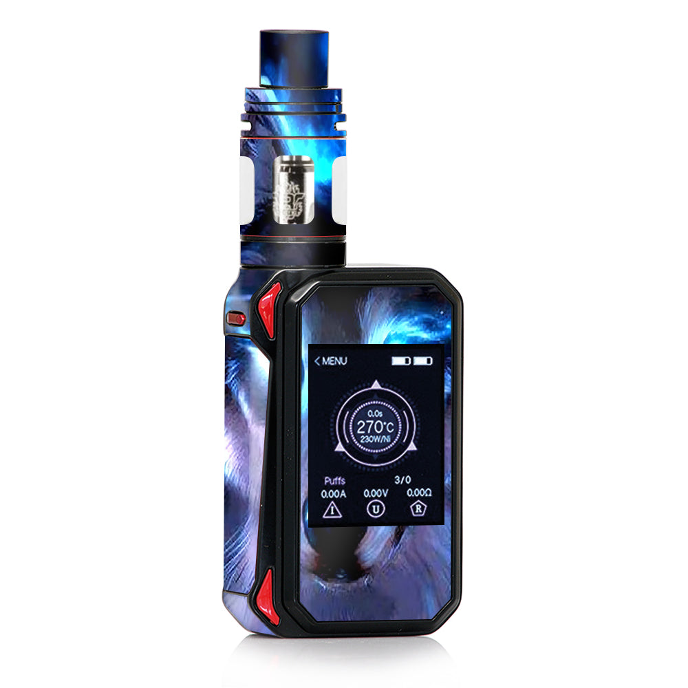  Wolf Glowing Eyes Fire Smok G-priv 2 Skin