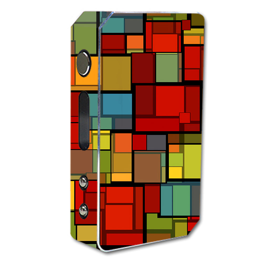  Abstract Colorful Square Pattern Pioneer4you iPV3 Li 165w Skin