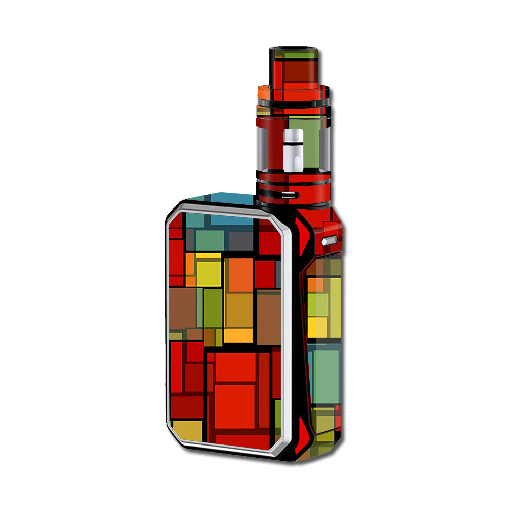  Abstract Colorful Square Pattern Smok G-Priv 220W Skin