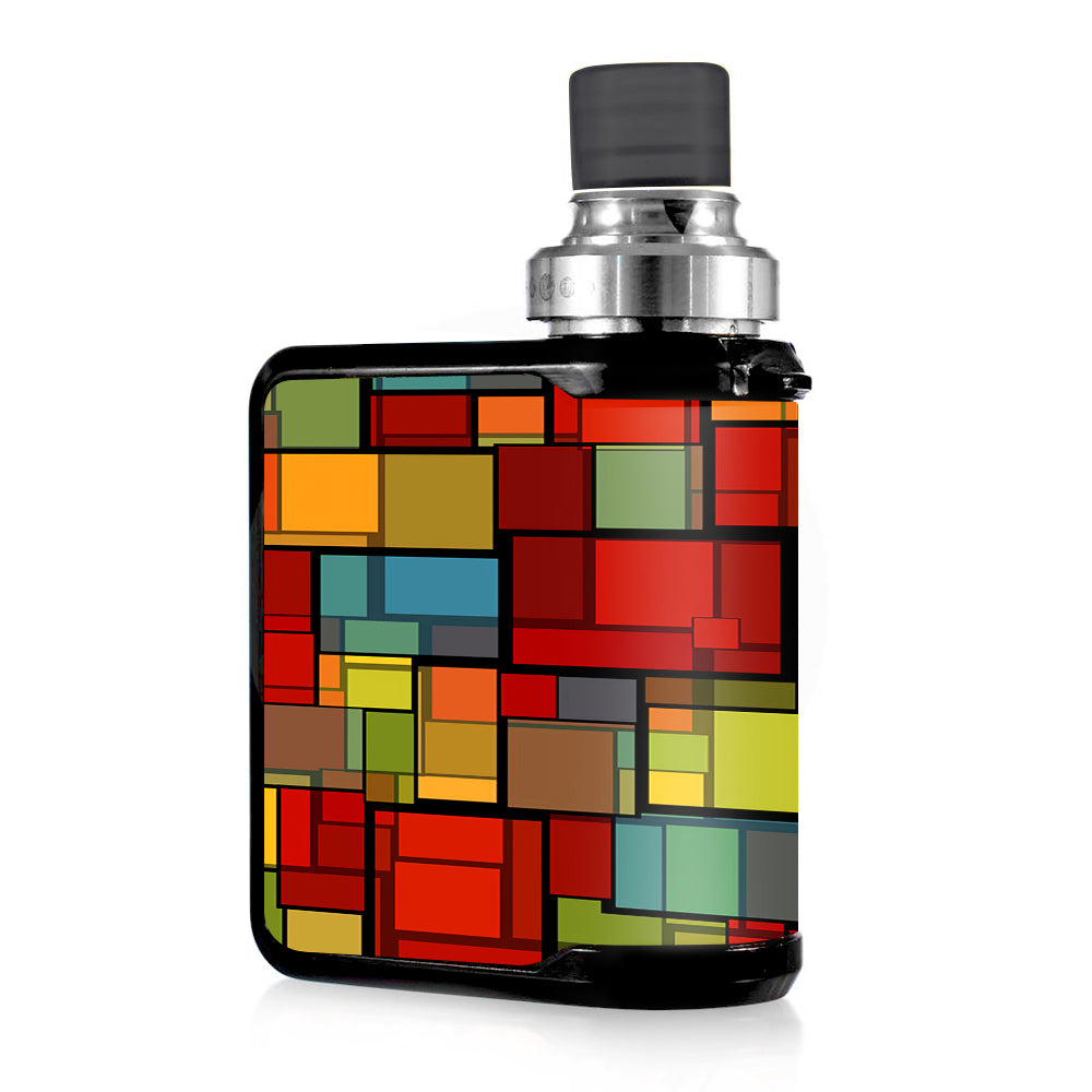  Abstract Colorful Square Pattern Mvape Mi-One Skin