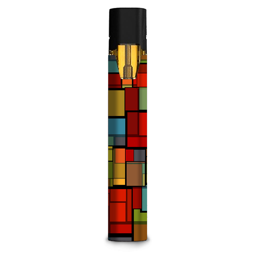  Abstract Colorful Square Pattern Stiiizy starter stick Skin
