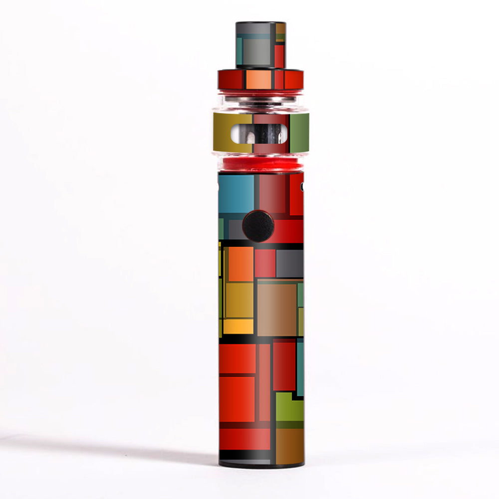  Abstract Colorful Square Pattern Smok Pen 22 Light Edition Skin