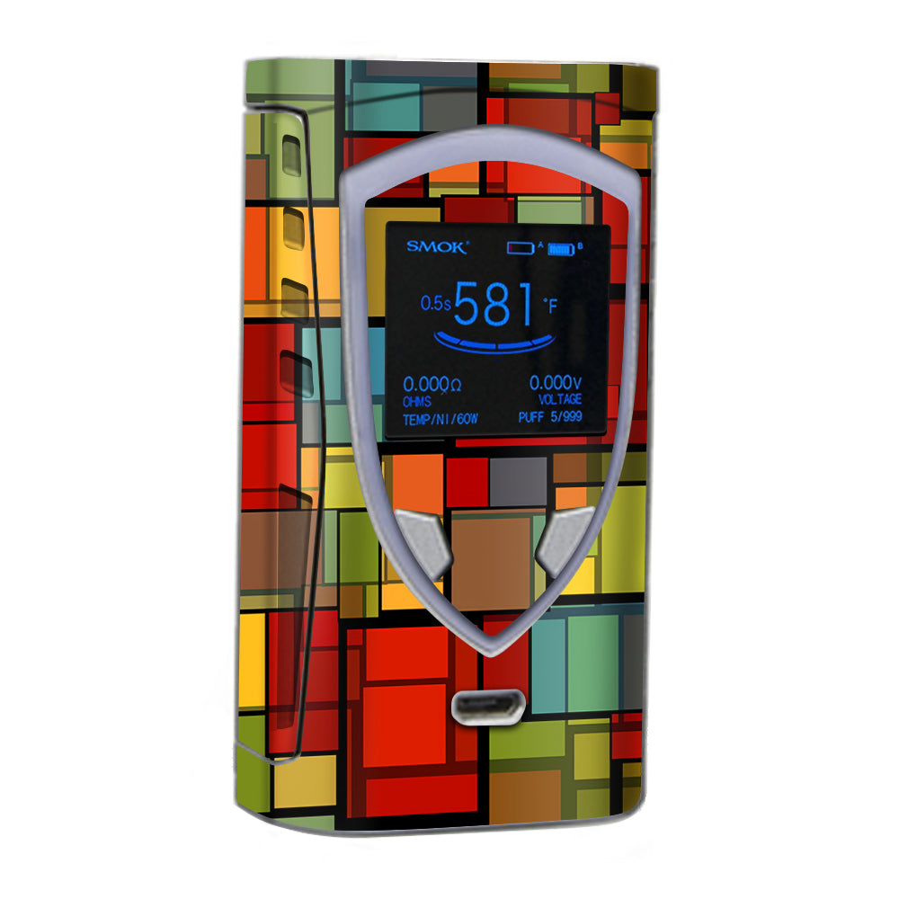  Abstract Colorful Square Pattern Smok ProColor Skin