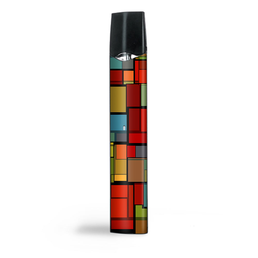  Abstract Colorful Square Pattern Smok Infinix Ultra Portable Skin