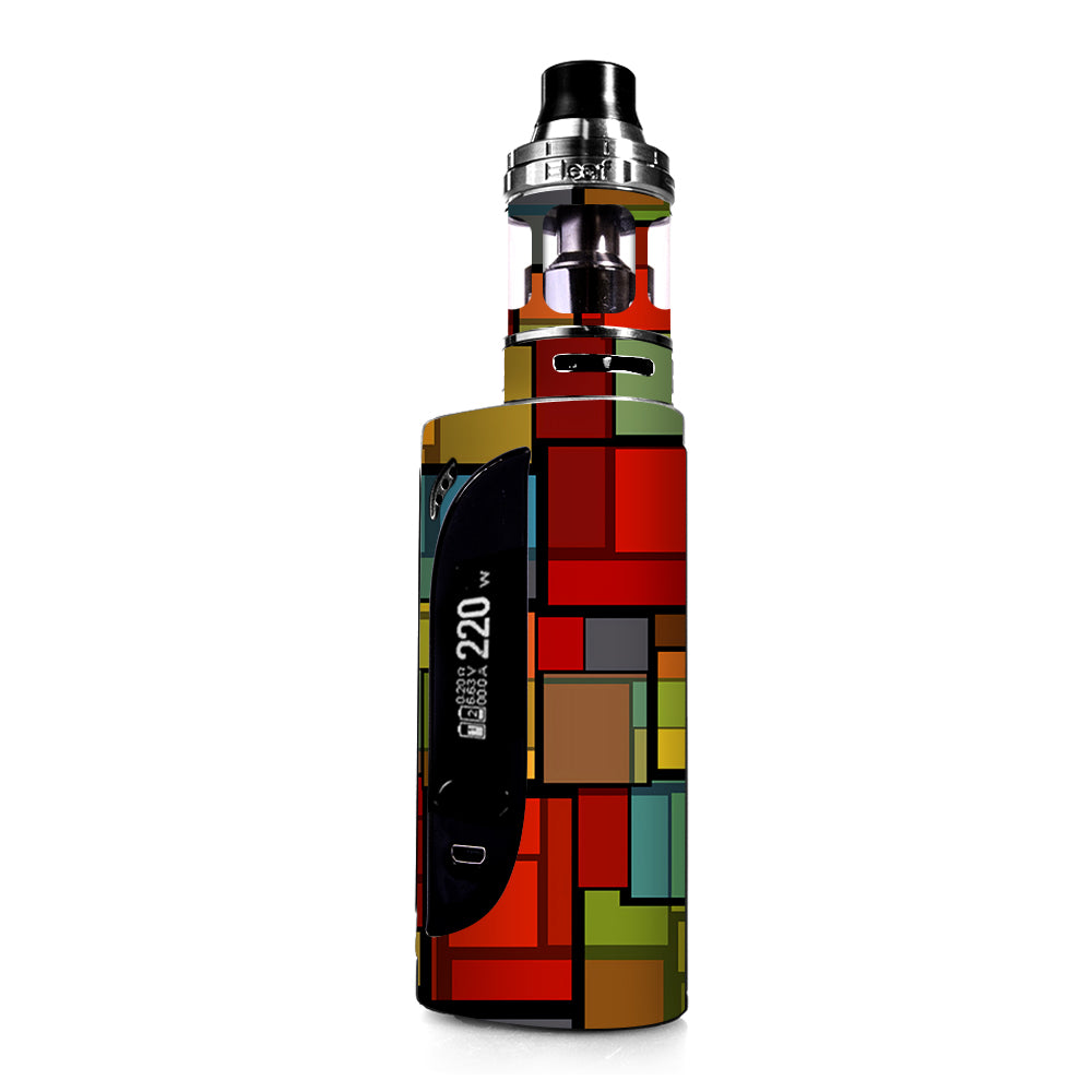  Abstract Colorful Square Pattern eLeaf IKONN 220 Skin
