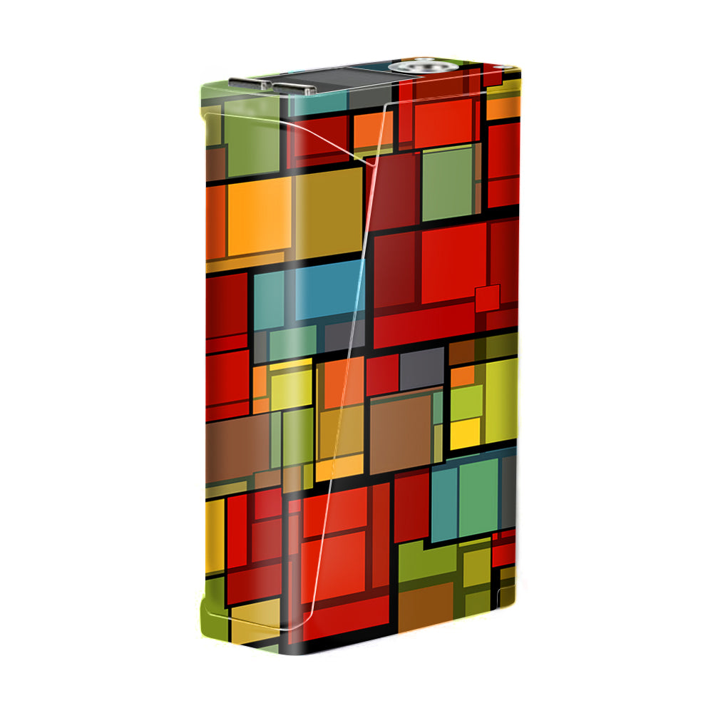  Abstract Colorful Square Pattern Smok H-Priv Skin