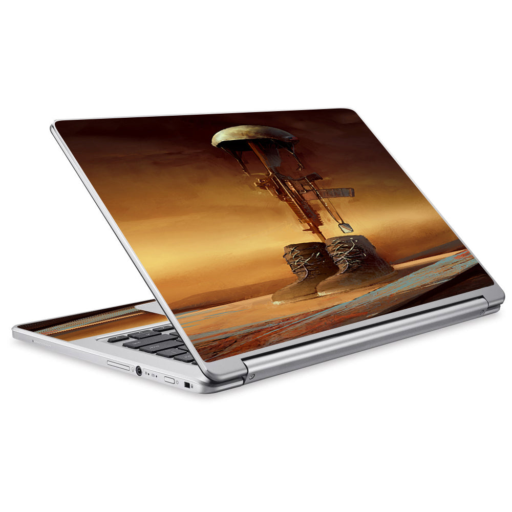  Fallen Soldier Remember Boots Rifle Acer Chromebook R13 Skin