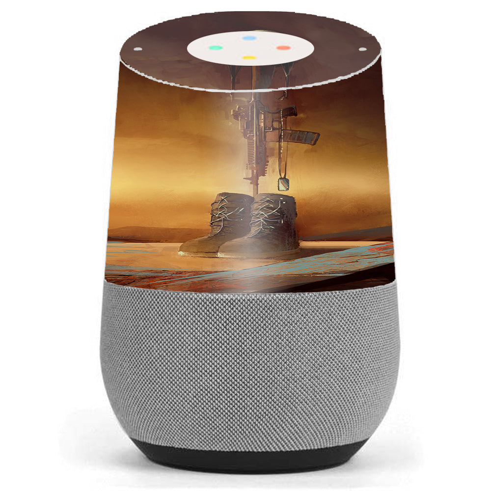  Fallen Soldier Remember Boots Rifle Google Home Skin