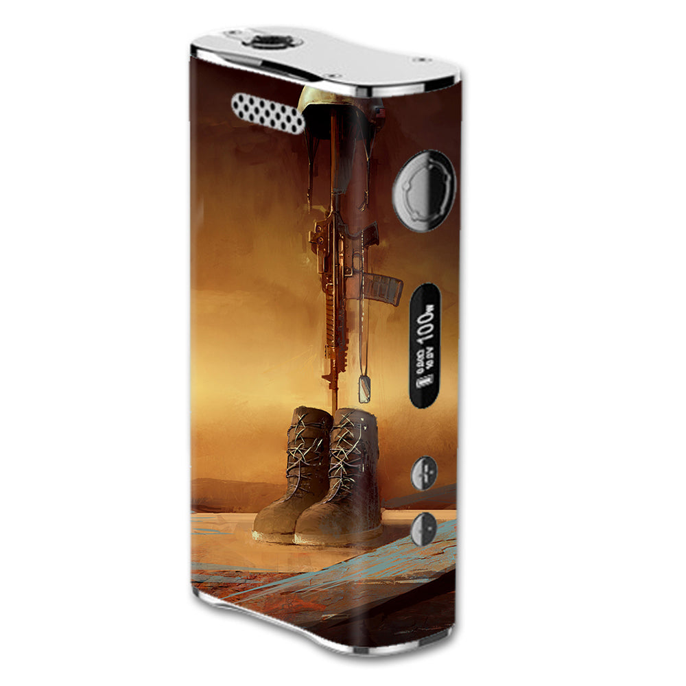  Fallen Soldier Remember Boots Rifle eLeaf iStick 100W Skin