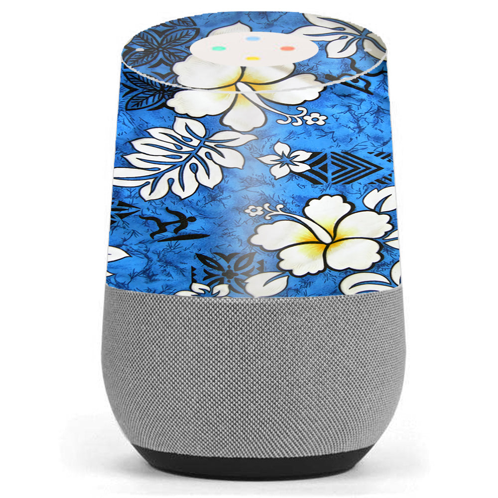  Tropical Hibiscus Floral Pattern Google Home Skin