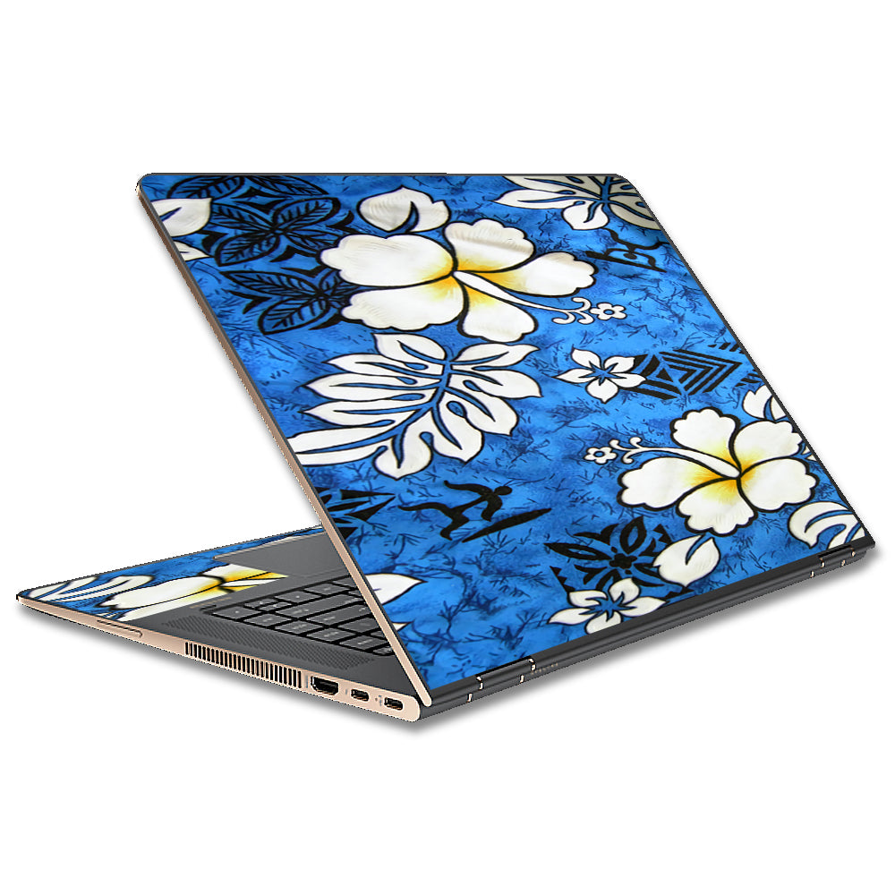  Tropical Hibiscus Floral Pattern HP Spectre x360 15t Skin