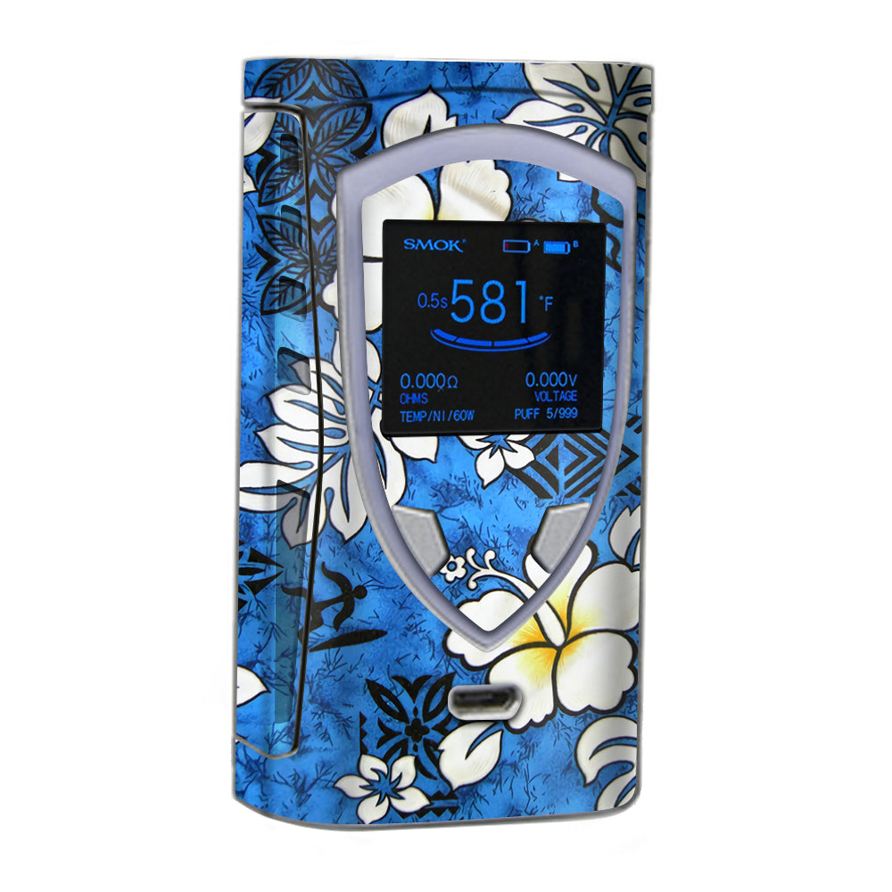  Tropical Hibiscus Floral Pattern Smok ProColor Skin