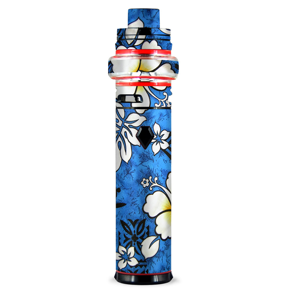  Tropical Hibiscus Floral Pattern Smok stick V9 Max Skin