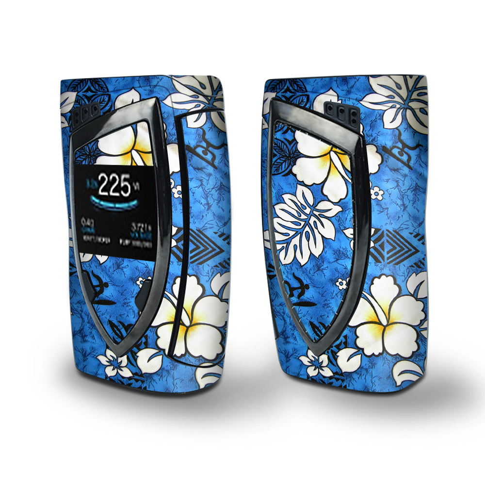 Skin Decal Vinyl Wrap for Smok Devilkin Kit 225w (includes TFV12 Prince Tank Skins) Vape Skins Stickers Cover / Tropical Hibiscus Floral Pattern