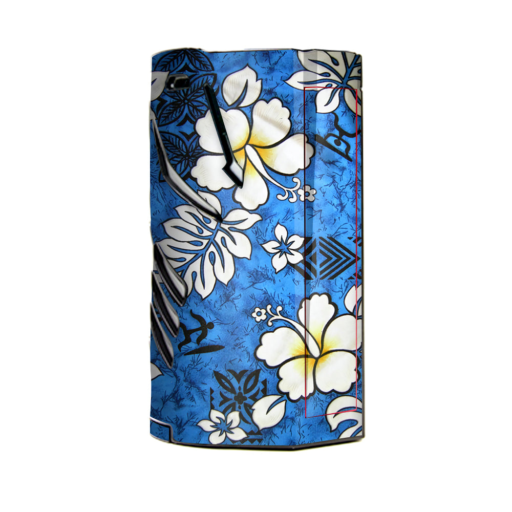  Tropical Hibiscus Floral Pattern T-Priv 3 Smok Skin