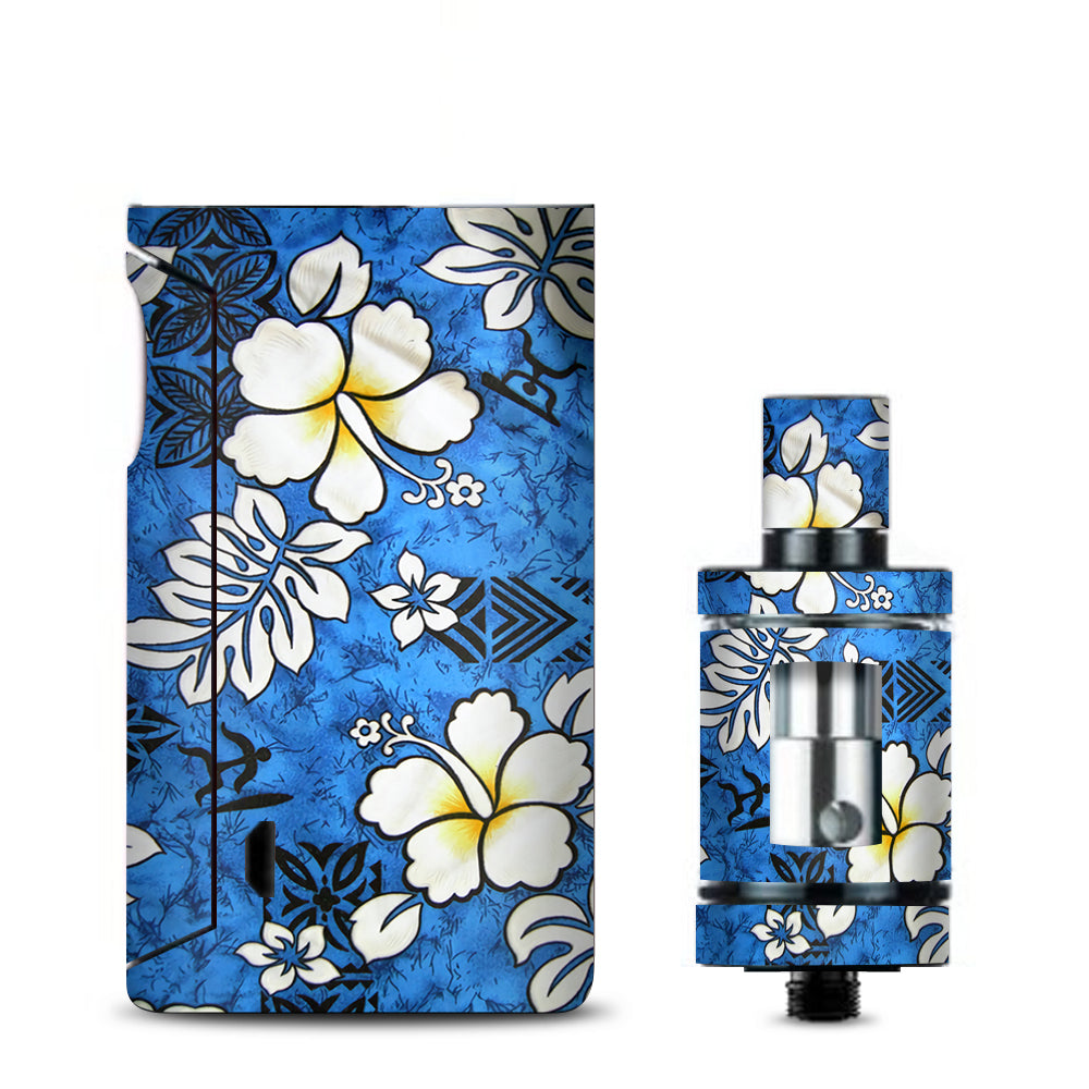  Tropical Hibiscus Floral Pattern Vaporesso Drizzle Fit Skin