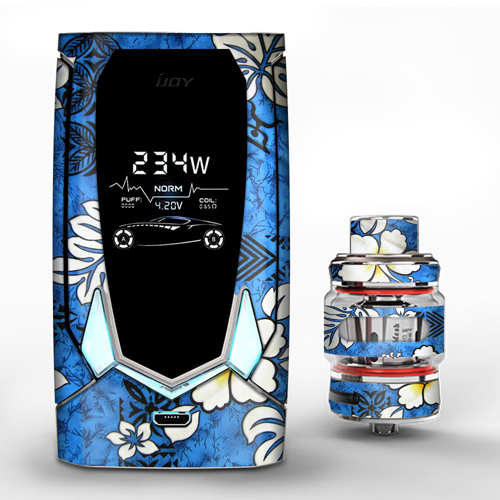  Tropical Hibiscus Floral Pattern iJoy Avenger 270 Skin