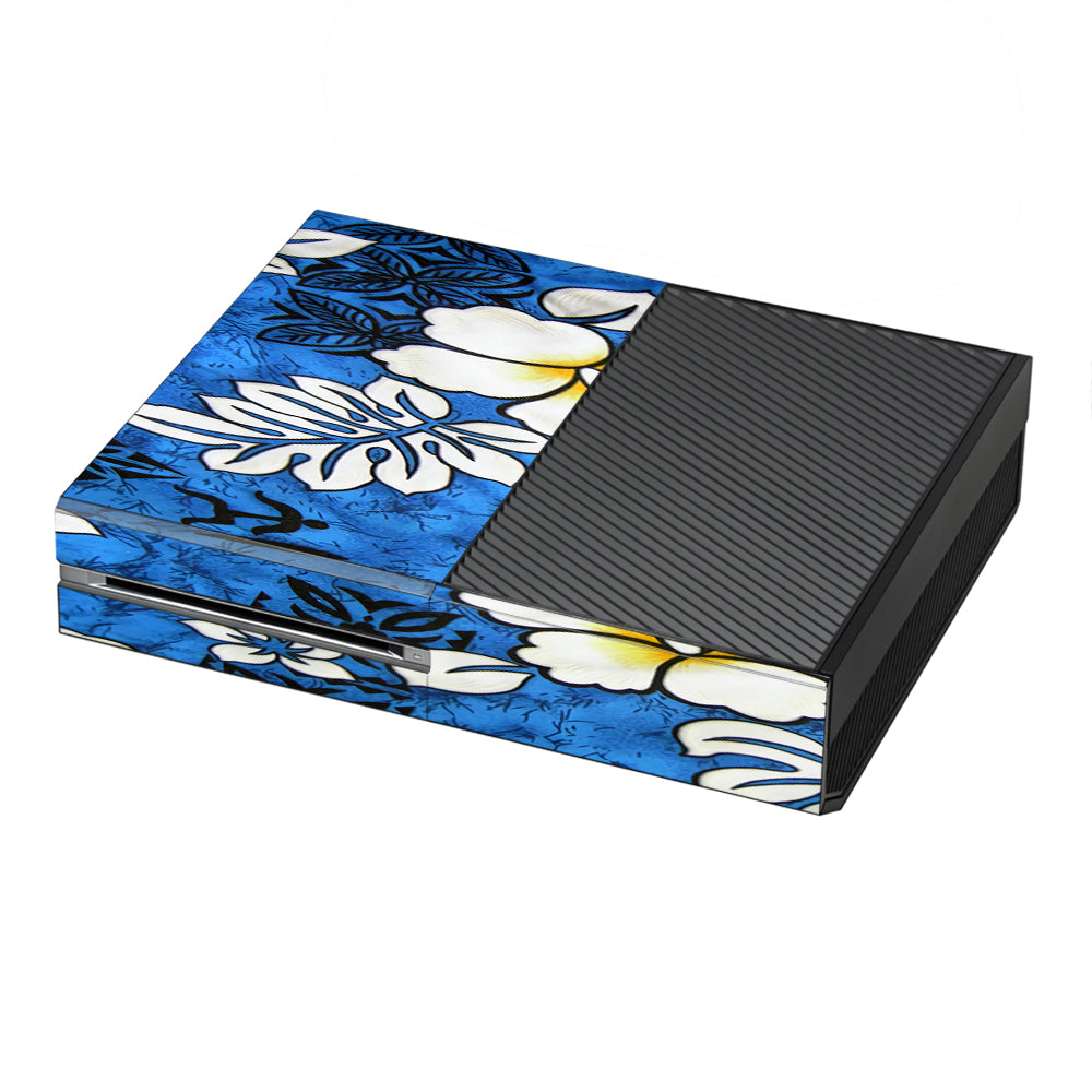  Tropical Hibiscus Floral Pattern Microsoft Xbox One Skin