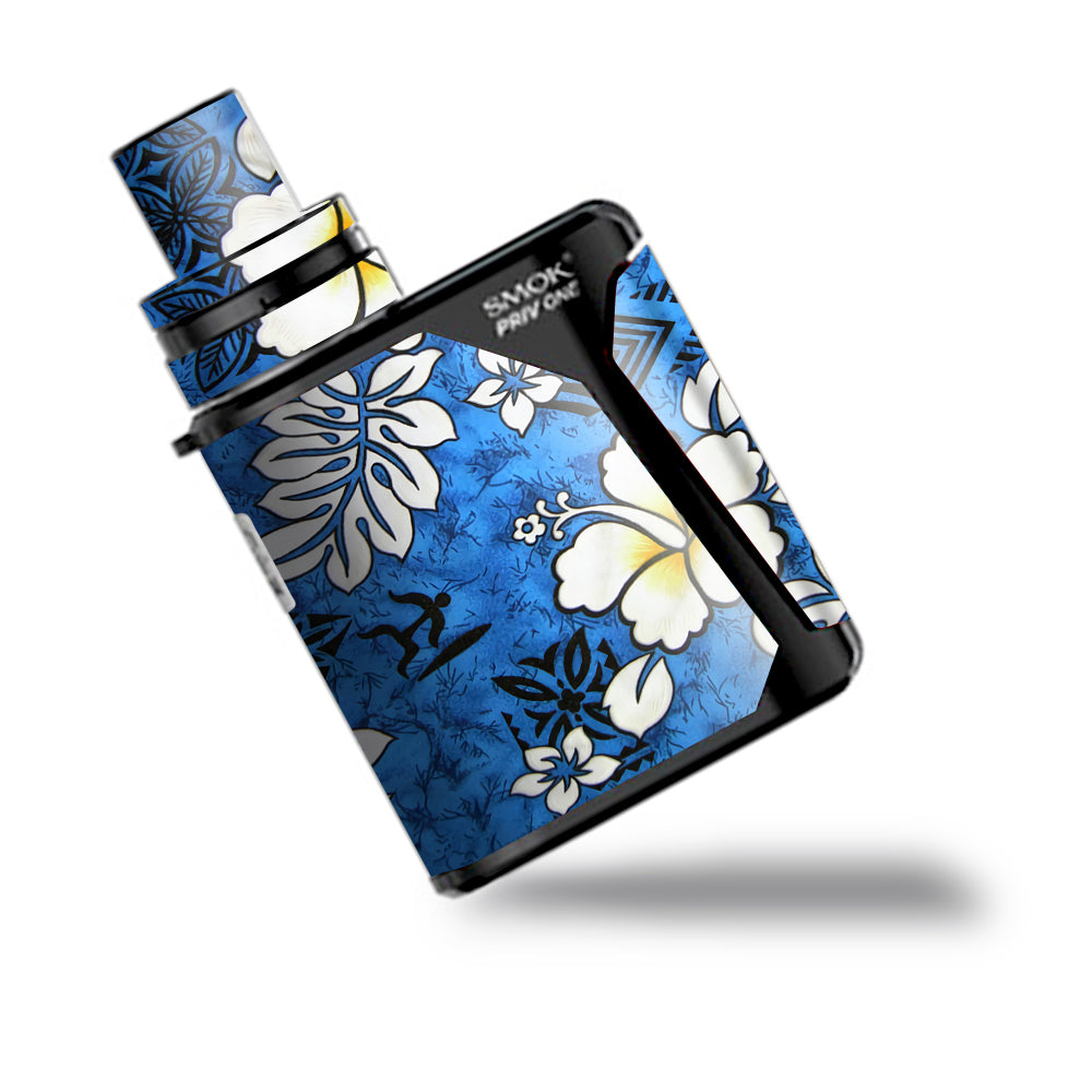  Tropical Hibiscus Floral Pattern Smok Priv One Skin