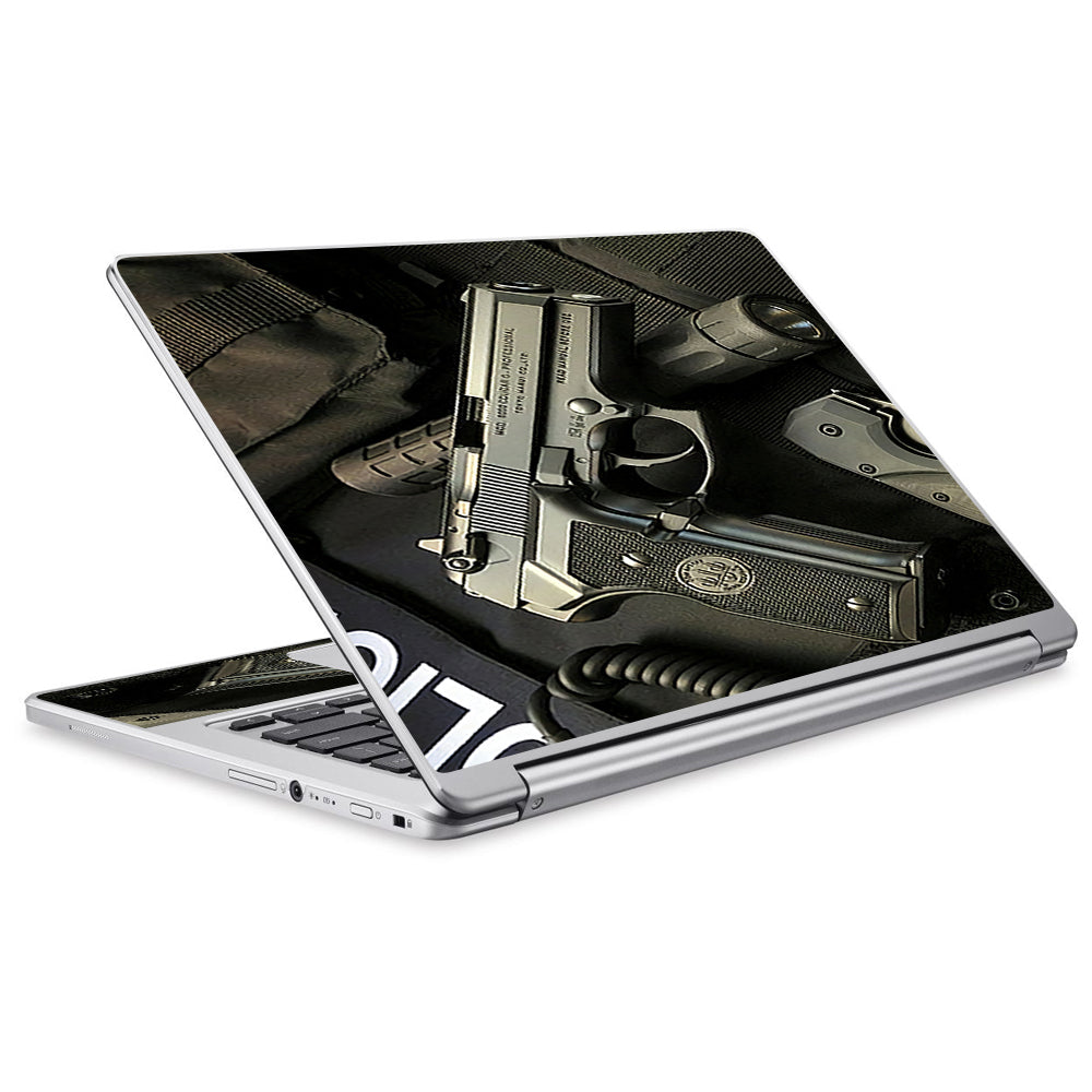  Edc Pistol Flashlight Knife Acer Chromebook R13 Skin