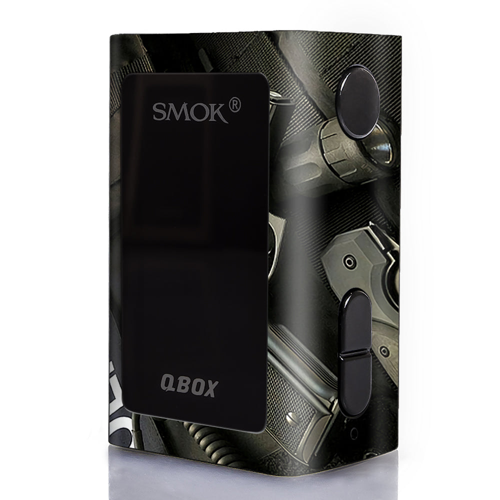  Edc Pistol Flashlight Knife Smok Q-Box Skin