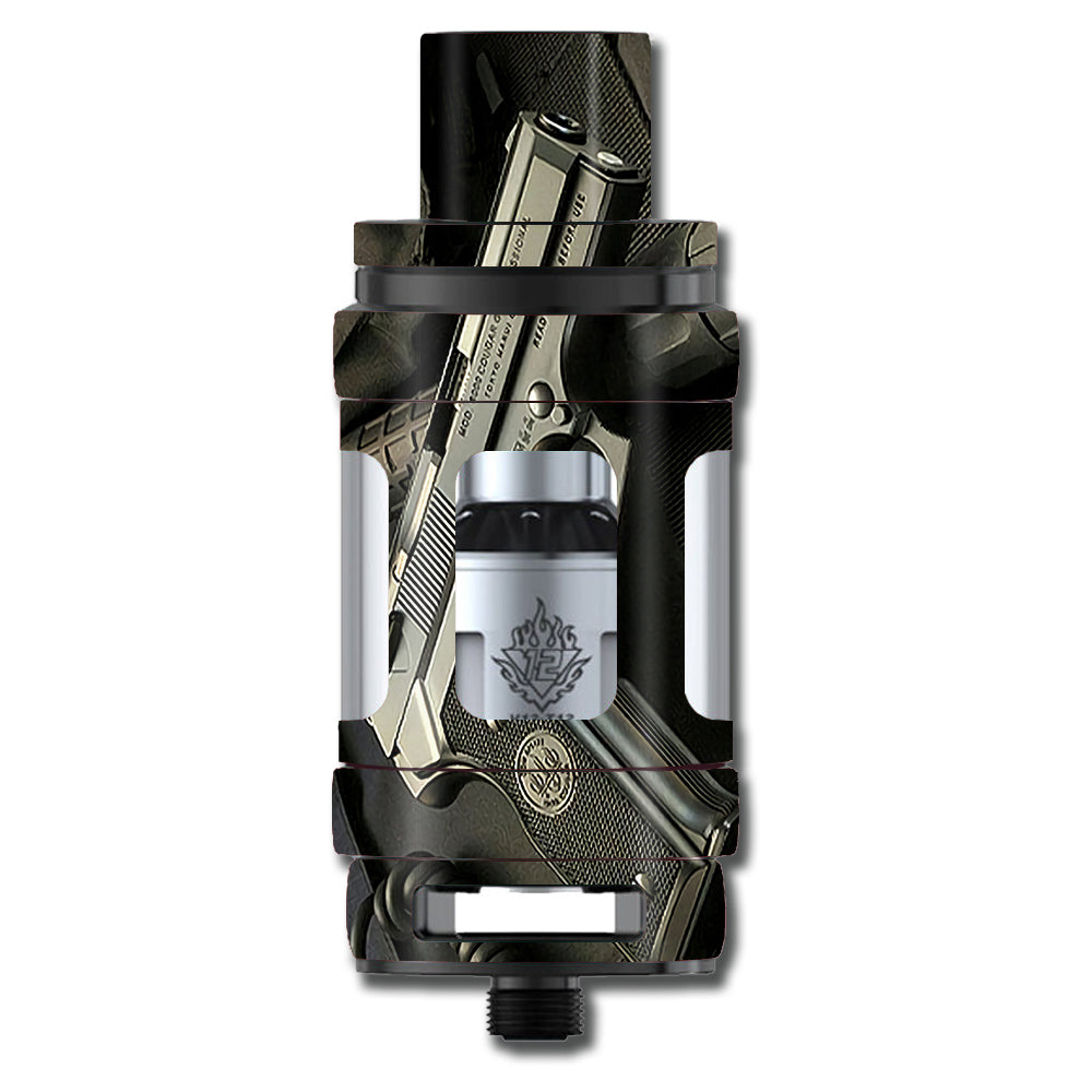  Edc Pistol Flashlight Knife Smok TFV12 Tank Skin