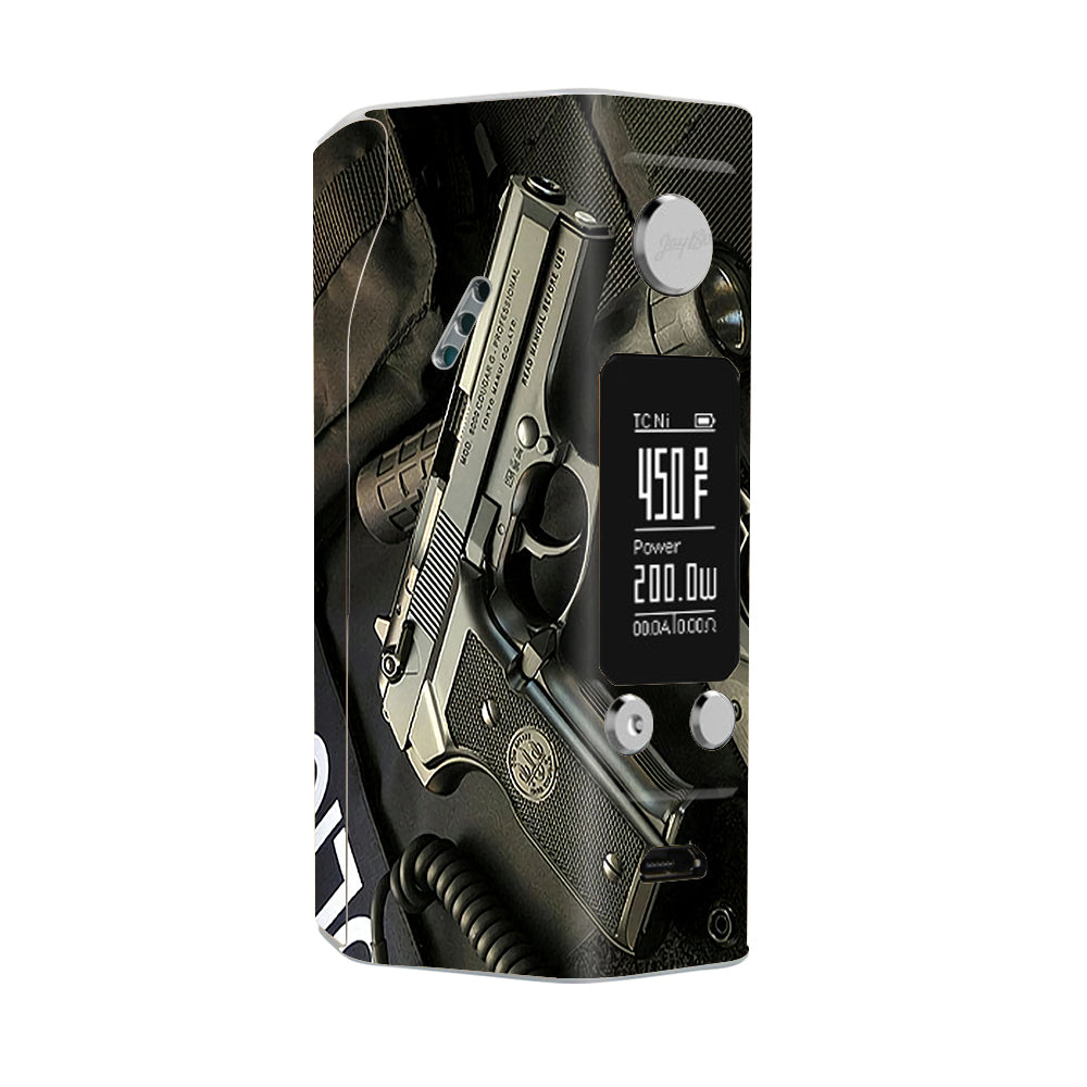  Edc Pistol Flashlight Knife Wismec Reuleaux RX200S Skin