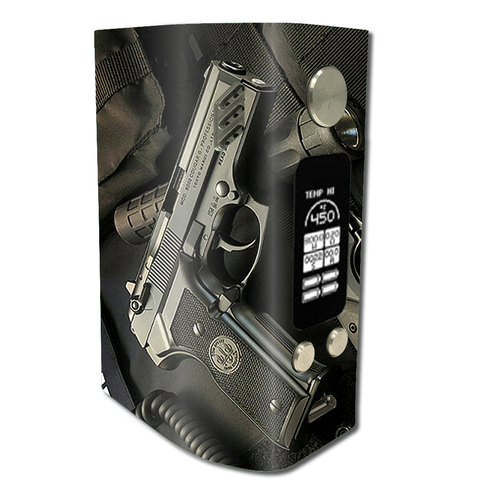  Edc Pistol Flashlight Knife Wismec Reuleaux RX300 Skin