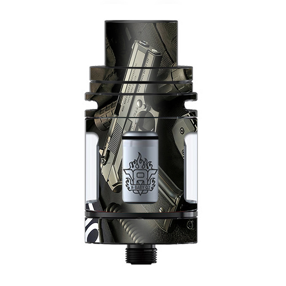  Edc Pistol Flashlight Knife TFV8 X-baby Tank Smok Skin